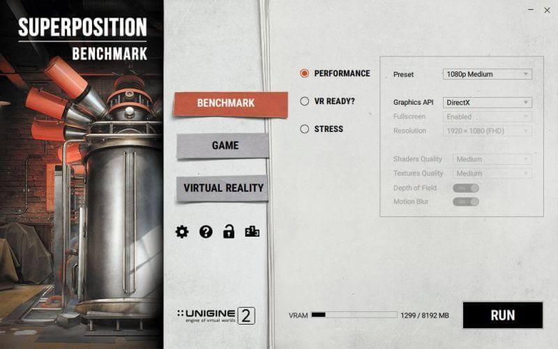 Superposition benchmark