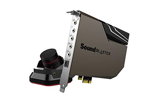 Creative Sound Blaster AE-7 Hi-Res Internal PCIe Sound Card, Quad-Core Processor, 127dB DNR ESS SABRE-class 9018 DAC, Xamp Discrete Custom Bi-amp, Discrete 5.1/Virtual 7.1, Dolby, DTS Encoding (Black)