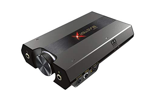 Sound BlasterX G6 Hi-Res 130dB 32bit/384kHz Gaming DAC, External USB Sound Card with Xamp Headphone Amp, Dolby Digital, 7.1 Virtual Surround Sound, Sidetone/Speaker Control for PS4, Xbox One, Nintendo