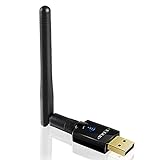 EDUP Wifi Adapter ac600Mbps Wireless Usb Adapter 5.8GHz/2.4GHz Dual Band 600Mbps Usb Adapter 2dBi External Antennas Supports Windows XP,Win Vista,Win 7,Win 8.1, Win 10,Mac OS X 10.７-10.1４