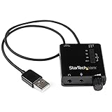 StarTech.com USB Sound Card w/ SPDIF Digital Audio & Stereo Mic - External Sound Card for Laptop or PC - SPDIF Output (ICUSBAUDIO2D)