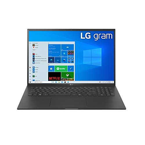 LG Gram 17Z90P - 17" WQXGA (2560x1600) Ultra-Lightweight Laptop, Intel evo with 11th gen CORE i7 1165G7 CPU , 16GB RAM, 2TB SSD, Alexa Built-in, 19.5 Hours Battery, Thunderbolt 4, Black - 2021