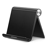 UGREEN Tablet Stand Holder Desk Adjustable Compatible for iPad 9.7 2018, iPad Pro Air 2019 iPad Mini 4 3 2, Nintendo Switch, Samsung Galaxy Tab S5e S4 S3, iPhone 11 Pro Max XS XR X 8 Plus 6 7(Black)