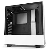 NZXT H510 - Compact ATX Mid-Tower PC Gaming Case - Front I/O USB Type-C Port - Tempered Glass Side Panel - Cable Management System - Water-Cooling Ready - Steel Construction - White/Black