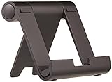 AmazonBasics Multi-Angle Portable Stand for iPad Tablet, E-reader and Phone - Black