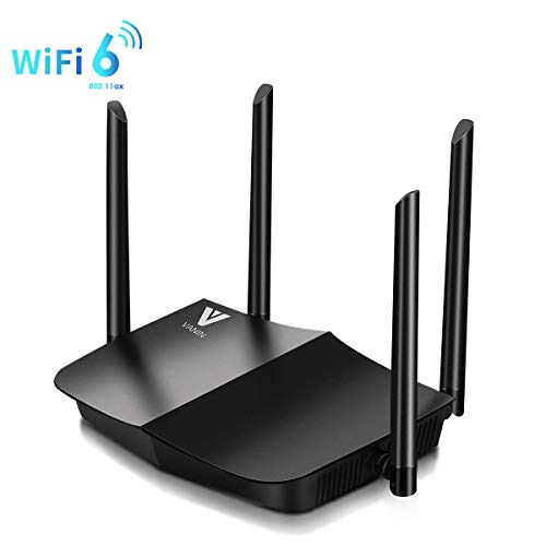 WiFi 6 Router- AX1500 Dual Band AX WiFi Router, Next-Gen WiFi 802.11ax, Supporting MU-MIMO, Mesh and OFDMA, 1xWAN Port/4xGigabit LAN Ports, WPA3, WPS Ideal for Online Gaming/4K UHD Streaming