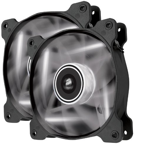 Corsair Air Series AF120 LED Quiet Edition High Airflow Fan Twin Pack - White