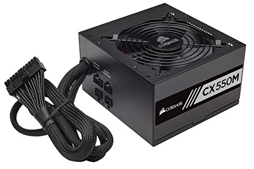 Corsair CX Series 550 Watt 80 Plus Bronze Certified Modular Power Supply (CP-9020102-NA)