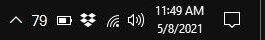 Battery percentage icon