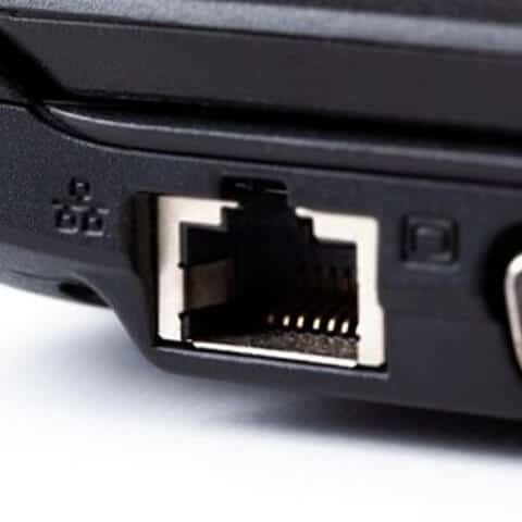 Laptop Ethernet port