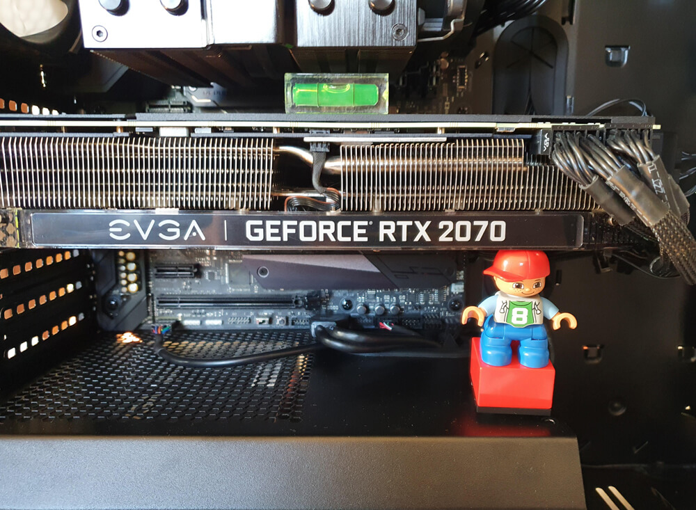 use legos to prevent gpu sag